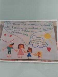 16 ABRIL REPARTIENDO CARTAS PARA ENFERMOS Y PERSONAL SANITARIO EN LOS HOSPITALES DE LA COMUNIDAD DE MADRID