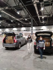 4 Y 5-ABRIL-REPARTIENDO ROPA ENTRE LAS RESIDENCIAS DE MADRID